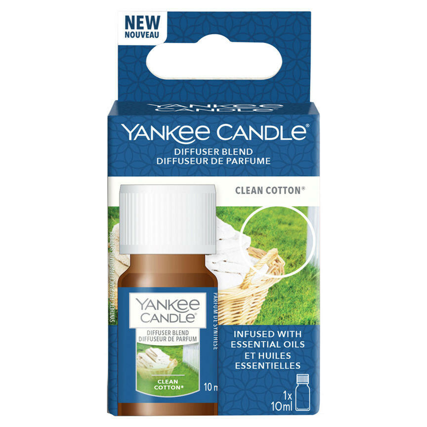 Yankee Candle Clean Cotton Diffuser Oil GOODS ASDA