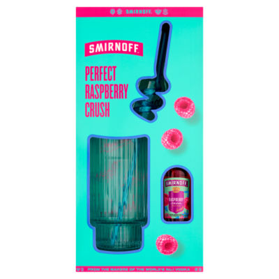Smirnoff Raspberry Crush spirit gift set (British brand)