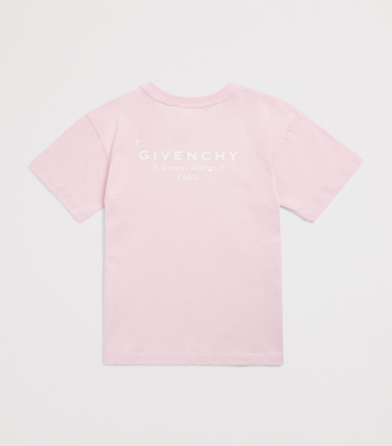 Givenchy kids cotton logo T-shirt 4-12 years, UK version