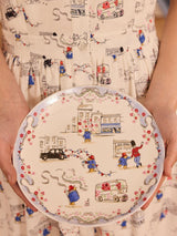Cath Kidston Multi Paddington Goes to Town Stoneware Side Plate 22cm