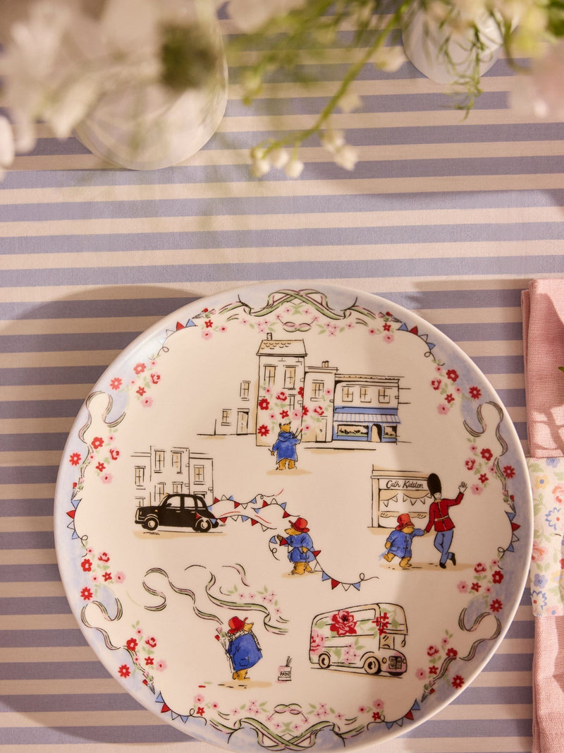 Cath Kidston Paddington Goes to Town side plate 22cm - British product