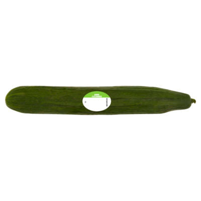 ASDA whole fresh cucumber vegetable - British product imported from UK