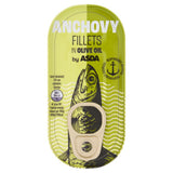 ASDA anchovy fillets in olive oil 50g - British product