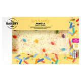 ASDA Vanilla Party Cake with jelly bean topping (British brand)