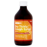 ASDA Dry Tickly Cough Syrup Glycerin Honey & Lemon Flavour Oral Solution 300ml
