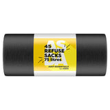 ASDA Just Essentials 45 Refuse Sacks 75 Litres