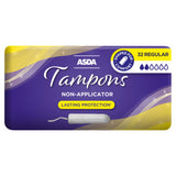 ASDA Regular Non-Applicator Tampons 32