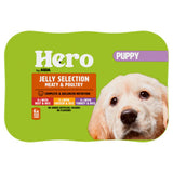 Hero Puppy Jelly Selection Meaty & Poultry Complete Wet Pet Food 6 x 400g (2.4kg)