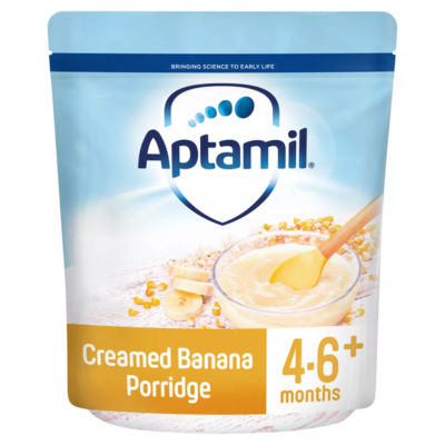 Aptamil Creamed Banana Porridge 125g - British product