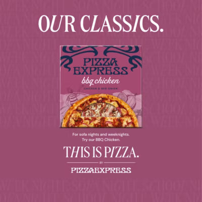 Pizza Express BBQ Chicken Pizza 272g, imported from the UK