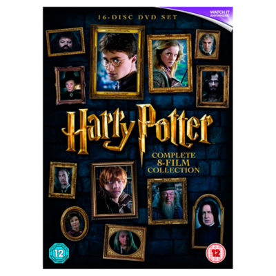 Harry Potter complete 8-film collection DVD boxset, UK version