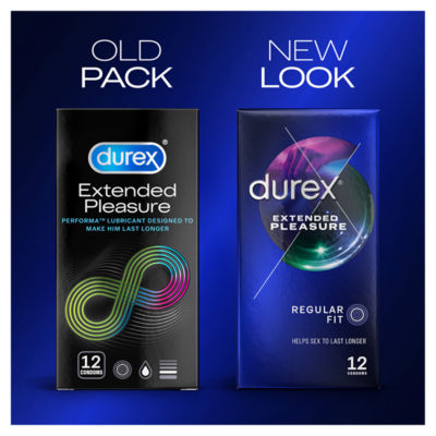 Durex Extended Pleasure condoms 12 pack - British product