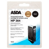 ASDA HP364 black ink cartridge - British product