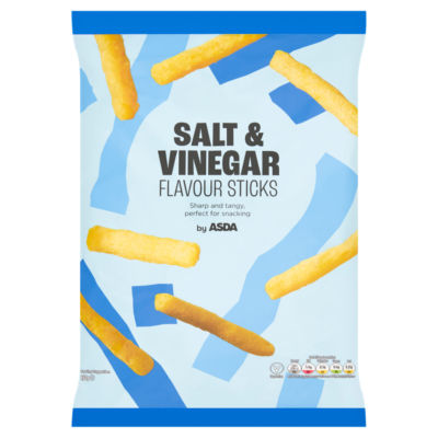 ASDA salt vinegar maize snack sticks 150g - British product