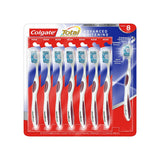 Colgate Total Advanced Whitening Medium Manual Toothbrush 8 Pack