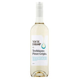 Nice Drop Trebbiano Pinot Grigio white wine 75cl, imported from the UK