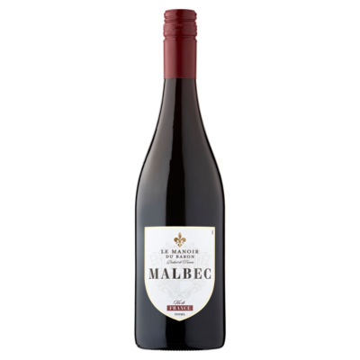 Le Manoir Malbec red wine 75cl, UK version