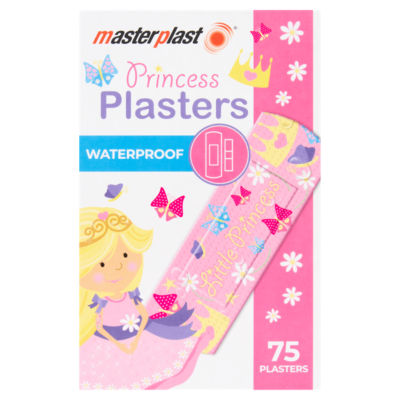 Masterplast Princess Plasters 75 count, imported from the UK