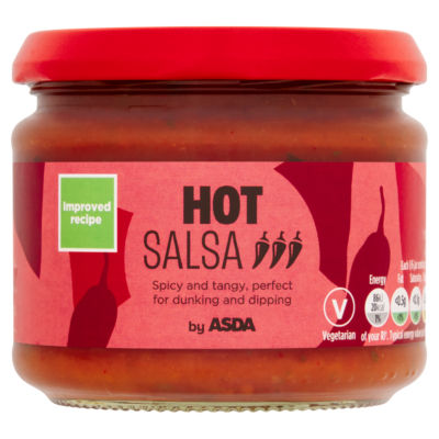 ASDA hot tomato salsa 300g - British product