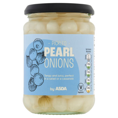 ASDA Pickled Pearl Onions 340g - British product
