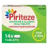 Piriteze Hayfever and Allergy Antihistamine Tablets 14s