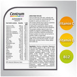 Centrum Advance multivitamin tablets 60s - British product