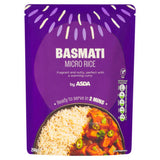 Asda Basmati Micro Rice Cooked Basmati Rice 250g