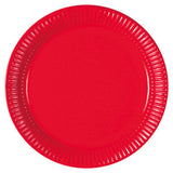 George Home red paper plates 12 pack, UK version