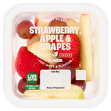 ASDA Sweet & Juicy Strawberry, Apple & Grapes Chilled Fruit Snack 130g