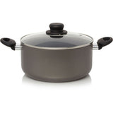 George Home Non-Stick Aluminium Stockpot with Lid Small