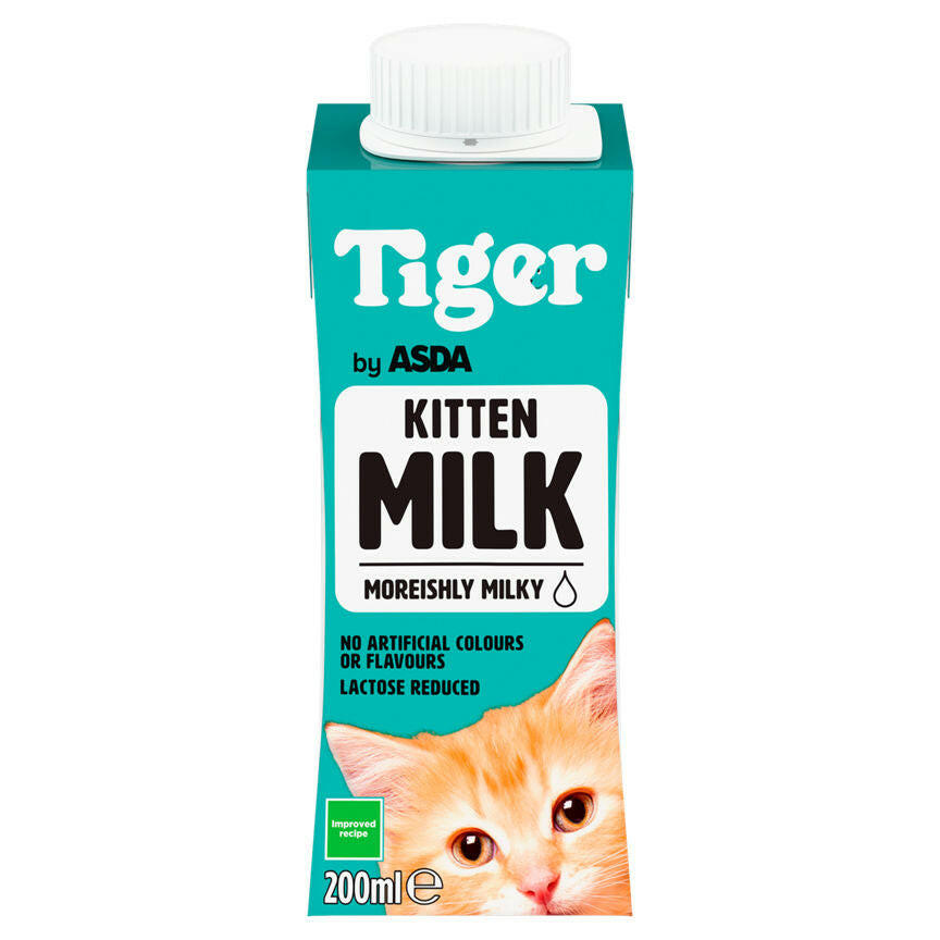 Tiger by ASDA Kitten Milk 200ml GOODS ASDA