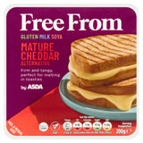 ASDA Free From Mature Cheddar Alternative Dairy-Free Cheese 200g