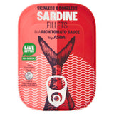 ASDA Sardines Fillets in Tomato Sauce 106g - British product