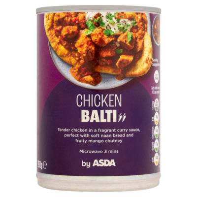 ASDA Chicken Balti curry sauce 392g - British product
