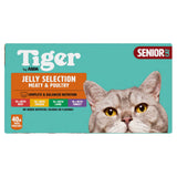 Tiger by ASDA Meaty & Poultry Selection in Jelly 8+ Years Wet Cat Food 40 x 100g (4.0kg)