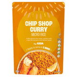 ASDA Chip Shop Curry Microwavable Rice 250g