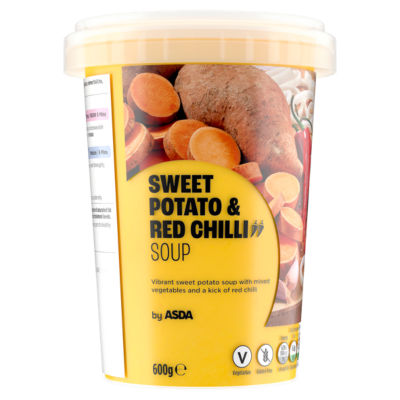 Asda Sweet Potato and Red Chilli Soup 600g - British product