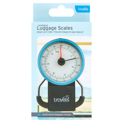 Travels Analogue Luggage Weighing Scales