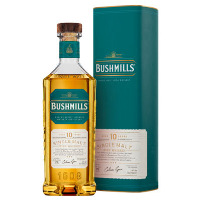 Bushmills Single Malt Irish Whiskey Aged 10 Years 700ml - British product