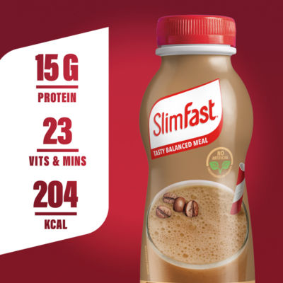 SlimFast Meal Replacement Shake Café Latte 325ml (British brand)