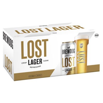 BrewDog Lost Lager 10 x 440ml - British product
