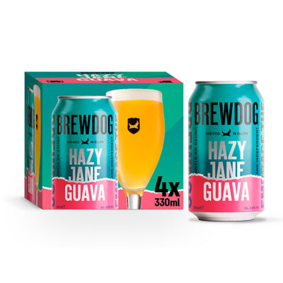 BrewDog Hazy Jane Guava hazy IPA 4 x 330ml - British product