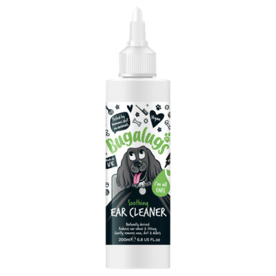 Bugalugs soothing ear cleaner for dogs 200ml - British product