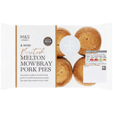 M&S 6 Mini British Melton Mowbray Pork Pies 300g