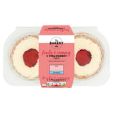 The Bakery at Asda 2 strawberry mini tarts (British brand)