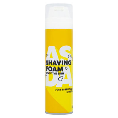 ASDA Just Essentials shaving foam sensitive skin 250ml - British product