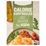 ASDA Calorie Controlled Beef Lasagne Tray 350g - British product