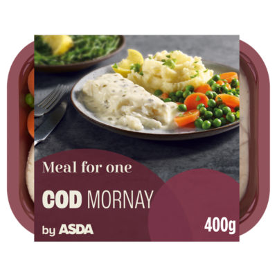 ASDA Cod Mornay with Buttery Mash Ready Meal 400g
