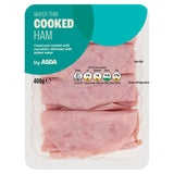 ASDA wafer thin cooked ham 400g - British product