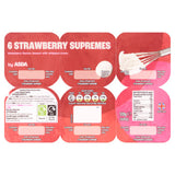 ASDA Strawberry Supremes strawberry dessert 6 x 85g - British product